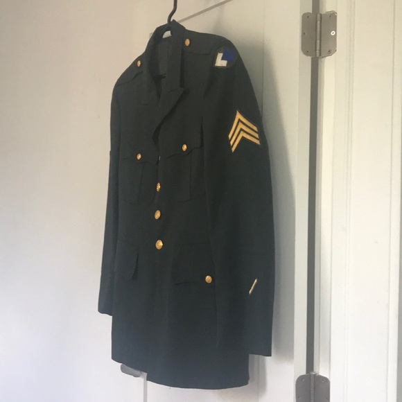 Oversized Authentic Military Blazer Dress - Picture 2 of 7